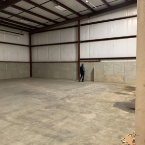 Photo of warehouse before remodel