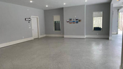 Photo of garage floor